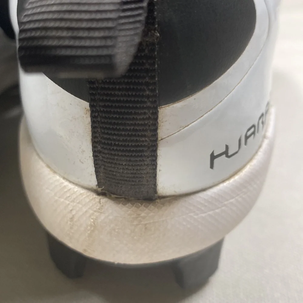 Nike Alpha Huarache‎ Baseball Cleats 1.5 Y Black White Pro Mid 923434-011